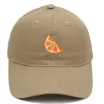 Orange Embroidered Baseball Cap Women's Cotton Soft Top. Experience ultimate comfort and casual style with this everyday — photo 18