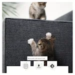 Anti Cat Scratching Mat Large Trimmable Cat Scratching Post Pad Carpet Self-Adhesive for Cat Tree Shelf Shelves Steps Wa — photo 3