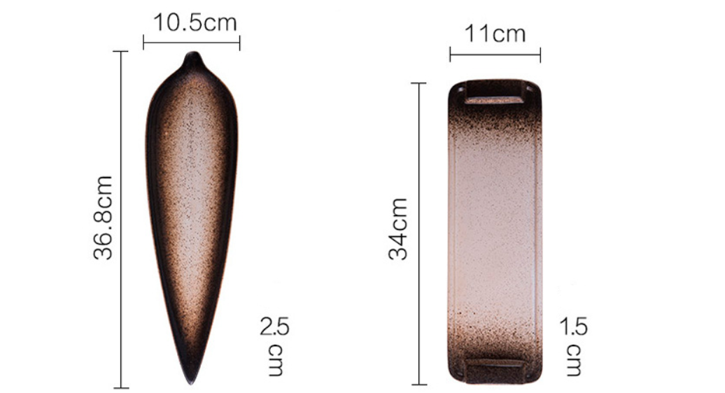 Title 1, Ceramic Irregular Shaped Plate for Household Us...