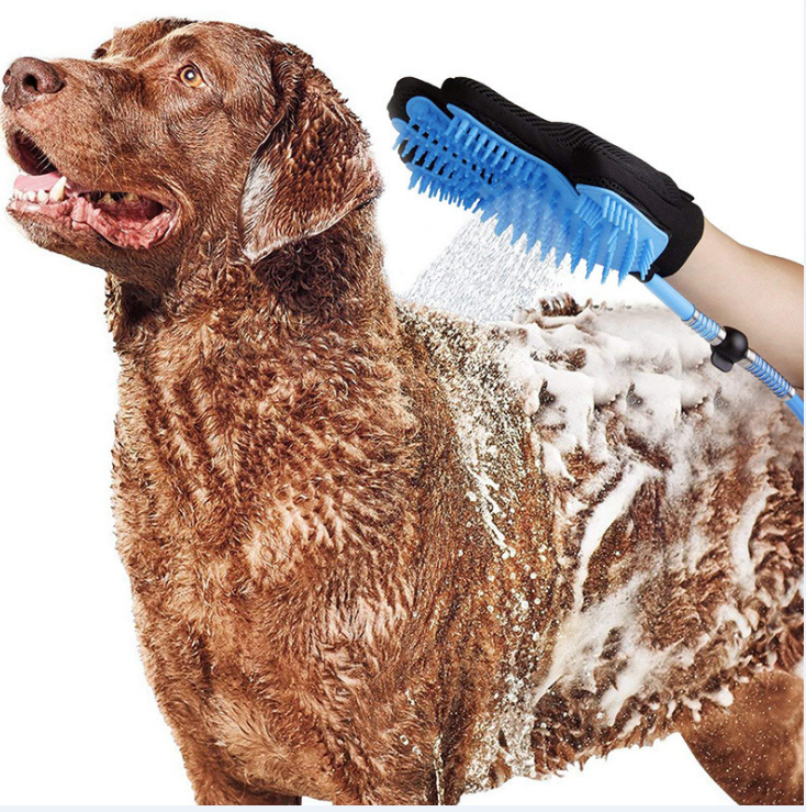 Ducha de mano para perros y gatos Facilita el baño de mascotas con cabezal portátil para un lavado suave y completo ideal — foto 4