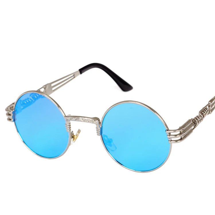 Title 1, Steampunk zonnebril rond frame, trendy dames en...