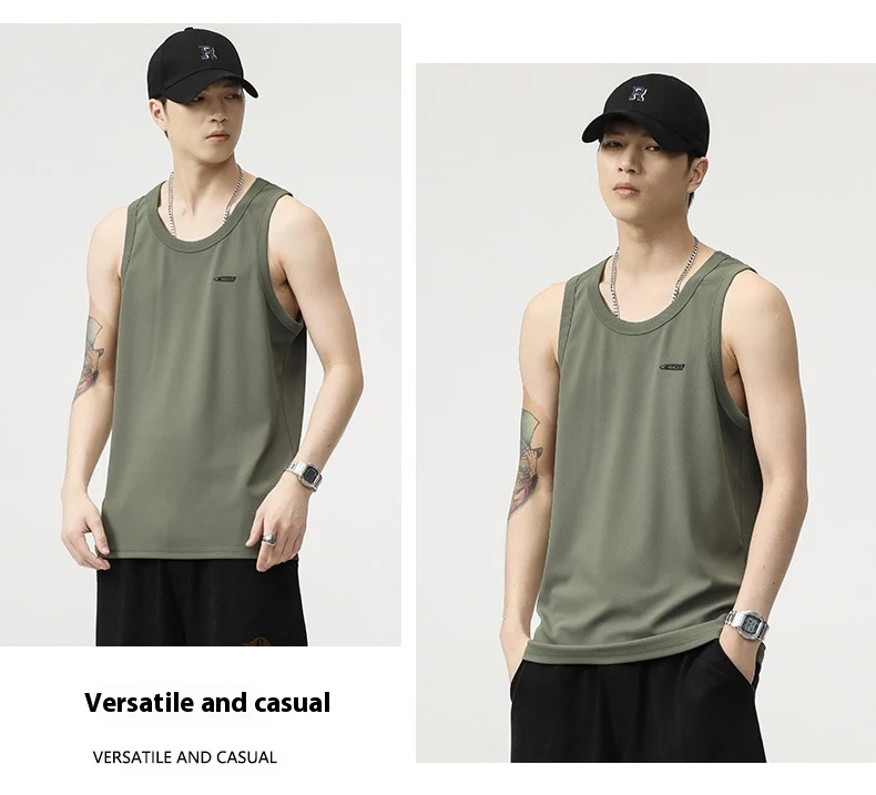Title 7, Mens Sports Fitness Clothing Summer Thin Ice S...