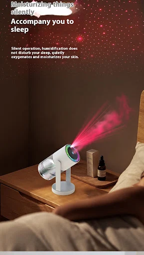 Title 10, Starry Sky Projection Humidifier USB Creative A...