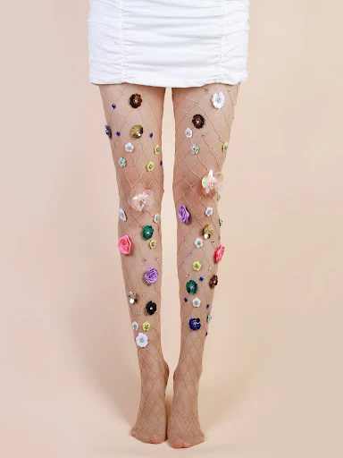 Title 9, Slim Cut Pantyhose With Optional Hook Protectio...