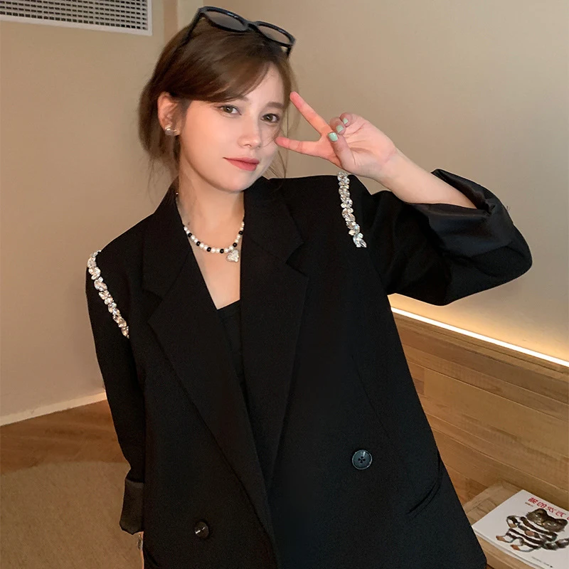 Title 5, Spring and Autumn New Loose Mid-length Large Si...