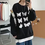 Suéter feminino estilo Harajuku Plus Fat Plus Size — foto 4