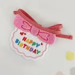 pink bib