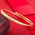 Pulseira barriga redonda estrela de ouro arenoso vietnamita, sucesso de vendas, acessório elegante e charmoso, perfeito para diversas ocasiões e looks — foto 5