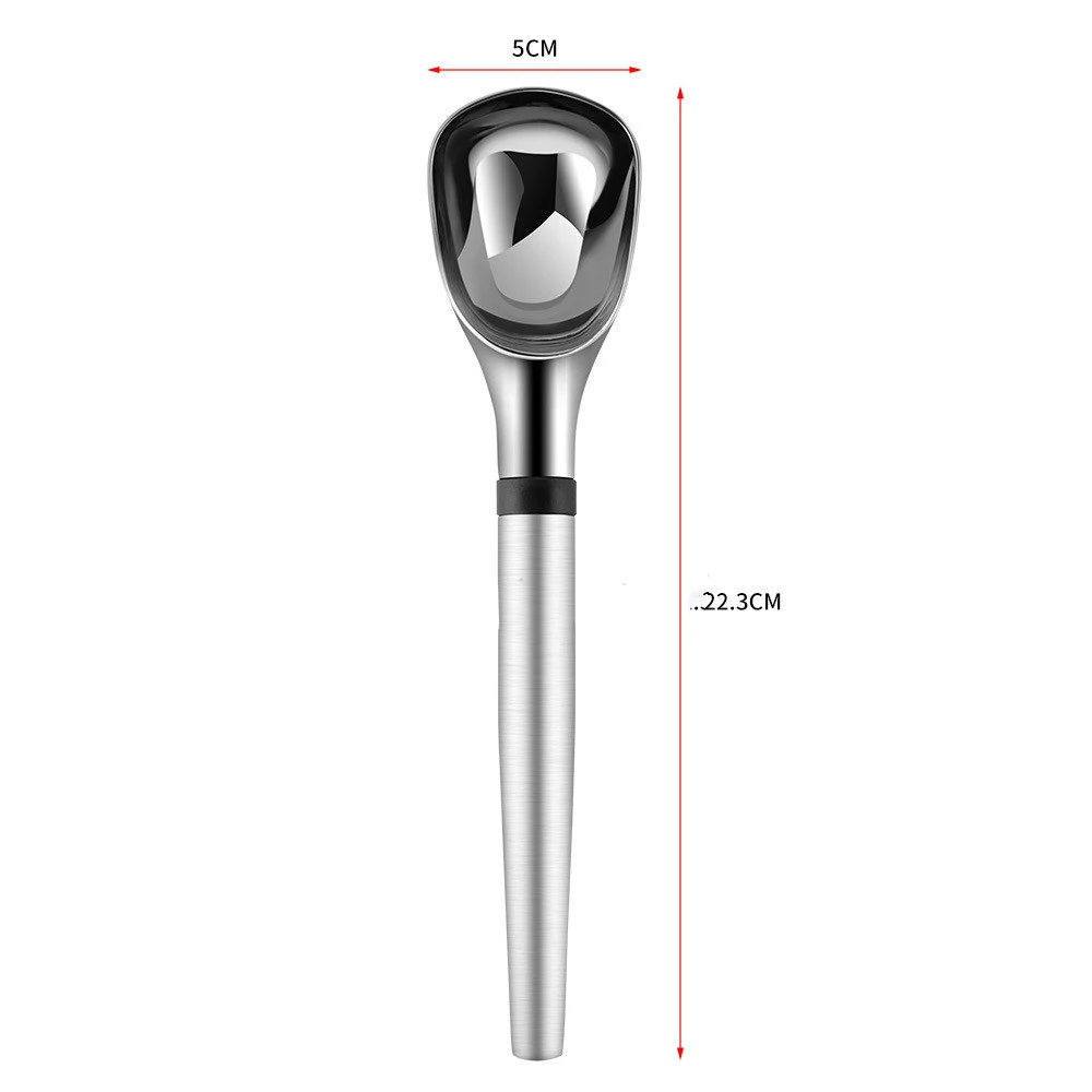 Title 1, Stainless Steel Ice Cream Spoon Solid Thickened...