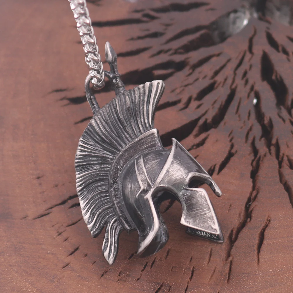 Title 2, Aoding Kask Alaşım Kolye Viking Totem Erkek Kiş...