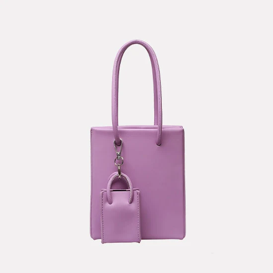 Acrylic Chain Portable Small Square Bag Female Tote Single Shoulder Messenger — photo 2