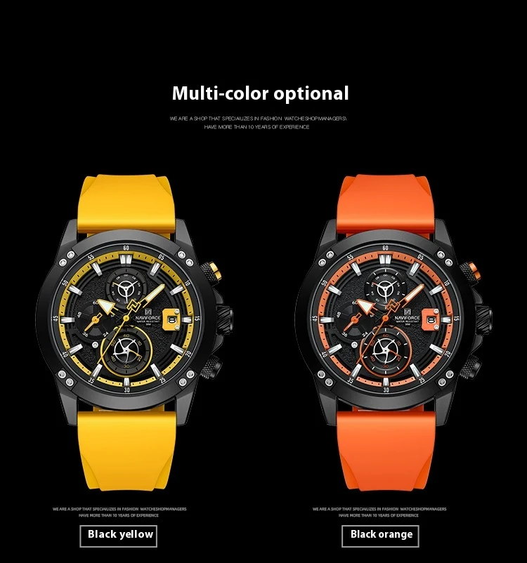 Relógio Esportivo de Silicone com Pulseira Colorida, Perfeito para Esportes e Lazer, Confortável, Durável, e Design Moderno para o Dia a Dia — foto 1