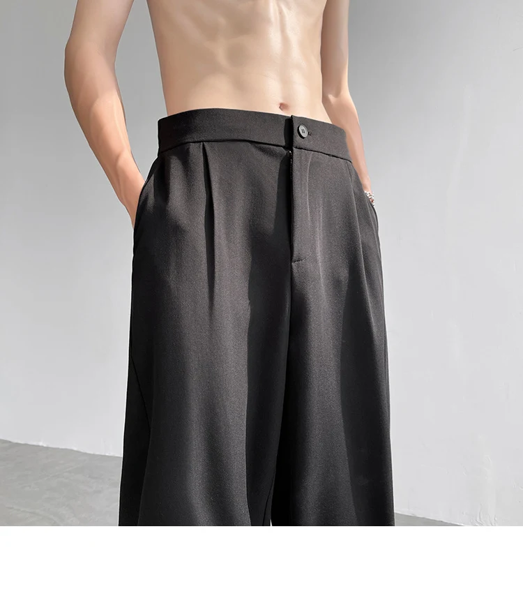 Title 17, Mens Summer Plus Size Slit Ice Silk Cool Feeli...