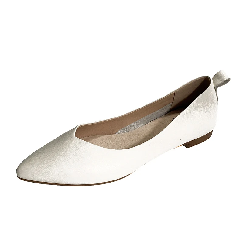 Sapatilhas femininas de primavera com bico fino, perfeitas para o dia a dia. Conforto e elegância em um calçado leve e charmoso. — foto 2