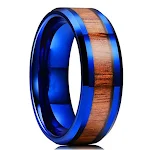 Anel de aço inoxidável feminino, elegante e durável. Joia de moda para uso diário, resistente à água e perfeito para qualquer ocasião. — foto 1