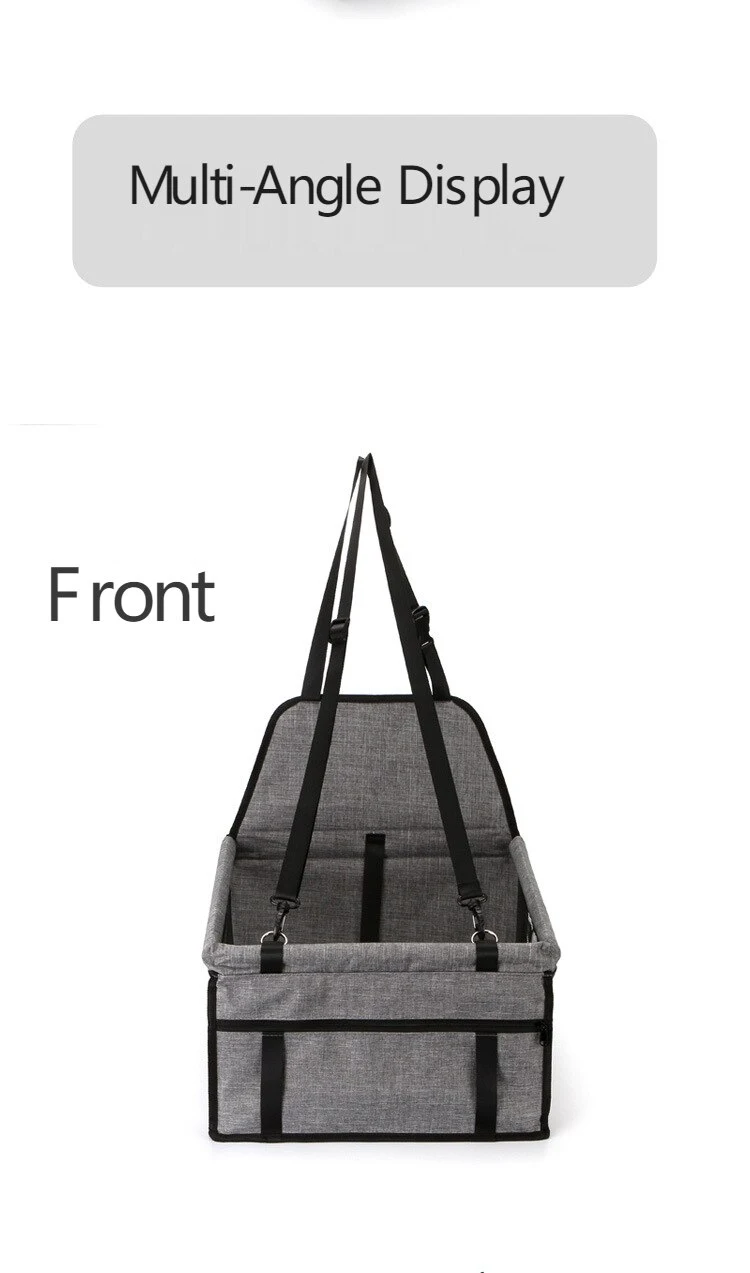 Title 7, Foldable Pet Safety Seat Car Bag, ensuring safe...