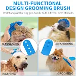 3-Piece Dog Bath Brush Set with Shampoo and Adjustable Massage Brush for a Relaxing and Effective Cleaning Experience. — photo 6