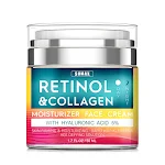 Creme facial de retinol para mulheres 50ml com pump. Diminui rugas, melhora a pele e rejuvenesce. Cuidados faciais eficazes para uma pele radiante. — foto 12