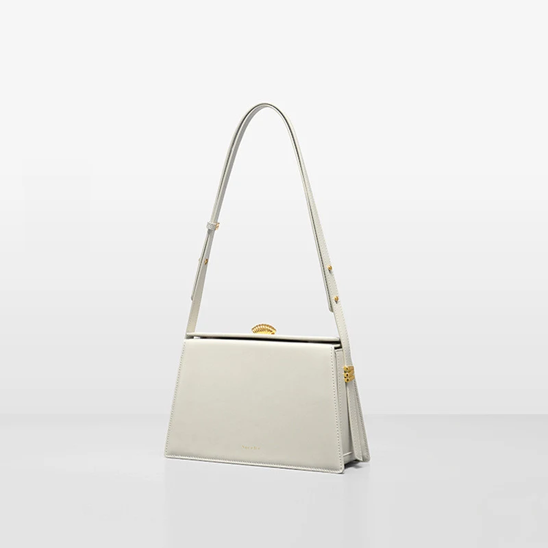 Bolsa de mensajero retro de textura retro de cuero de vaca nuevo de estilo femenino — foto 2