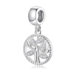 Perline in Argento Sterling S925 Ciondolo Albero della Vita Vuoto Creativo Accessori Fai Da Te – Per creare gioielli unici e personalizzati — foto 3