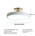 White 40CM