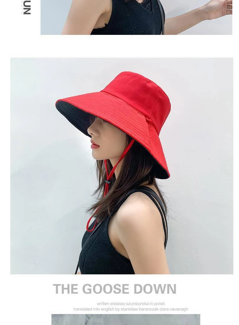 Title 7, Big Brim Fisherman Hat Double Sided Sunshade