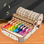 Piano musical de madeira para crianças, brinquedo de percussão educativo para a primeira infância, estimula audição e coordenação motora. — foto 16