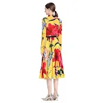 Printed Pleated Fashion Suit Women — photo 1