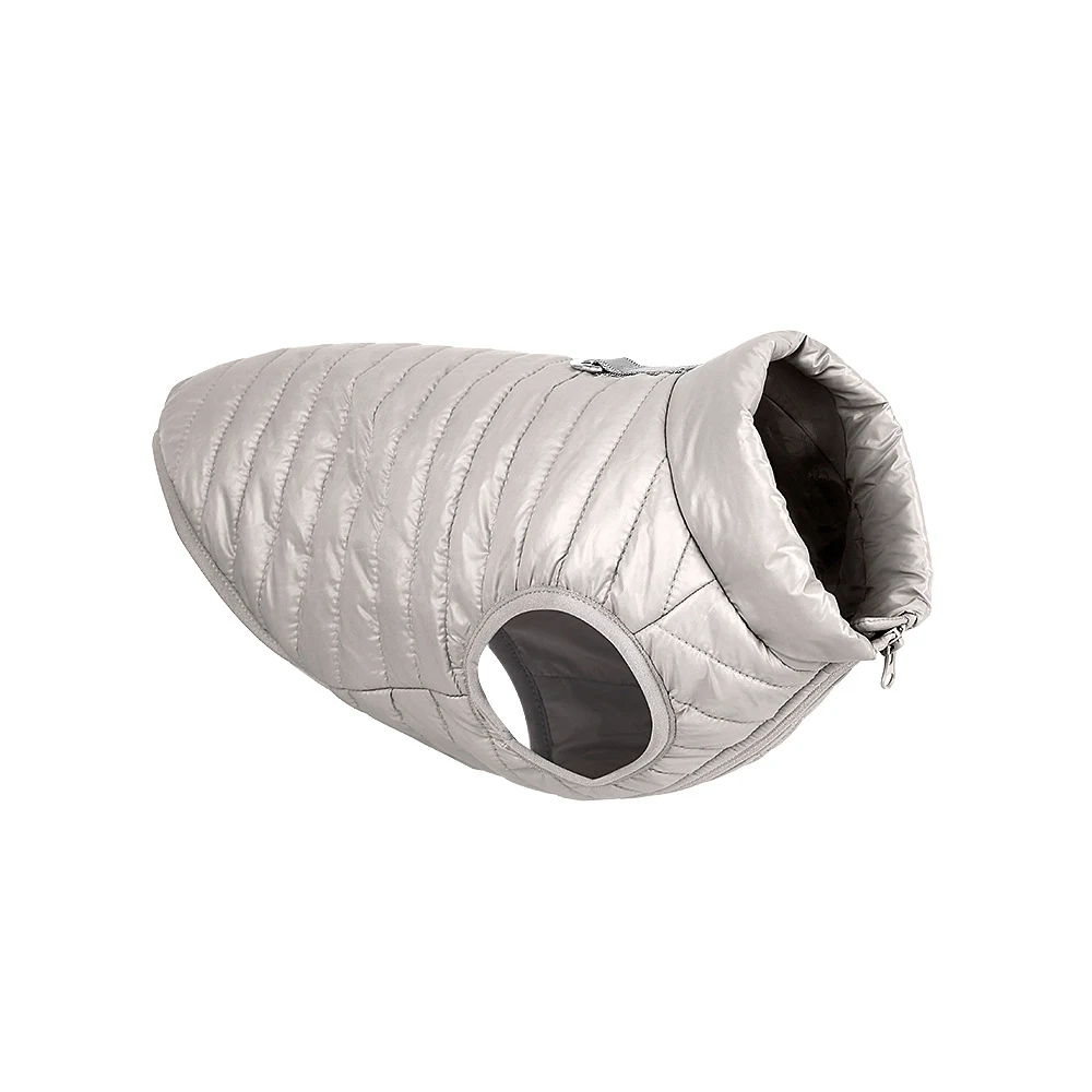 Chaqueta para cachorro con cremallera completa de nylon otoño invierno. Protección y comodidad para tu mascota en climas fríos, fácil de poner y quitar. — foto 3