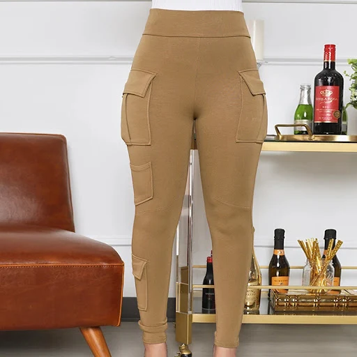 Title 7, Womens High Waist Slim Fit Fashion Track Pants...