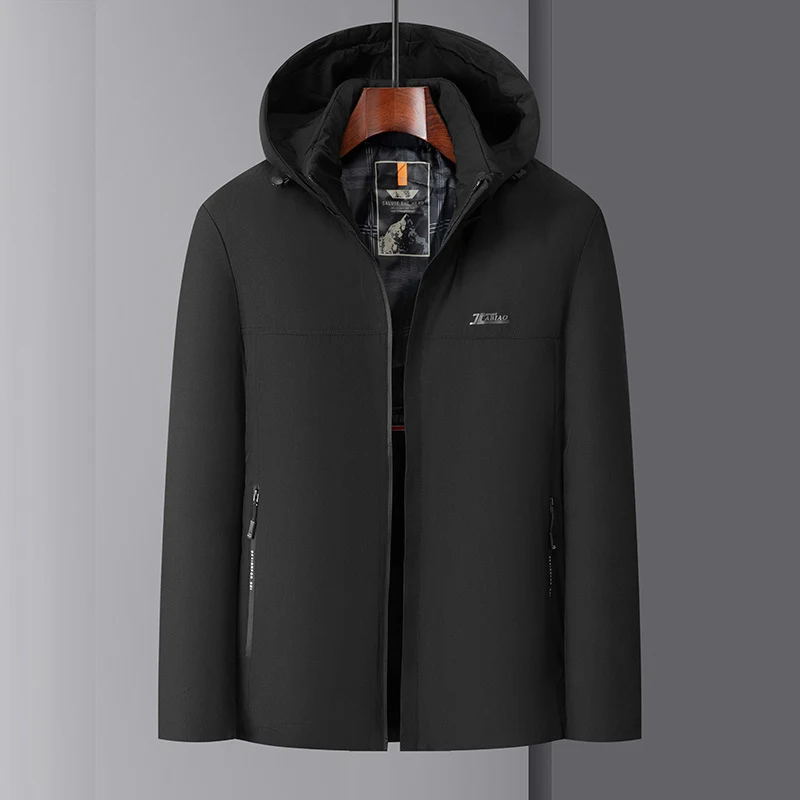 Casaco Acolchoado de Algodão Espesso Masculino Roupa de Algodão Quente Jaqueta para Inverno Conforto e Calor Ideal para o Frio — foto 2
