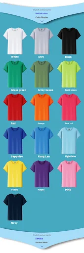 Title 2, Combed Pure Cotton Crew Neck T-shirt Short Slee...