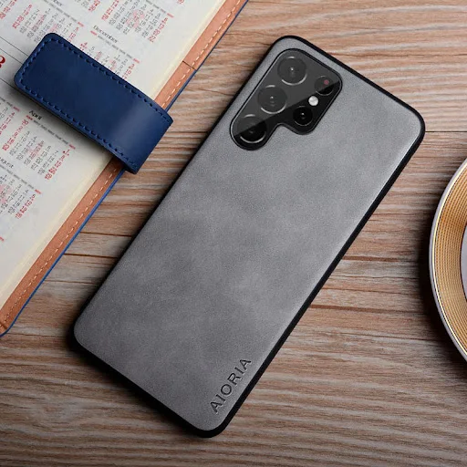 Title 5, Two in One Trendy Sheepskin Phone Case. Protect...