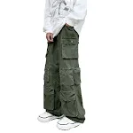 Multi-pocket overalls men's Niche Tide brand wide leg trousers. Comfortable, stylish, and functional. The perfect outfit — photo 5