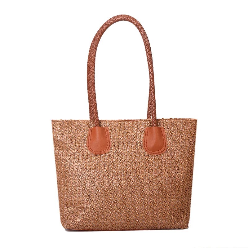 Title 5, Braided Commuting Single Shoulder Tote Large Bag