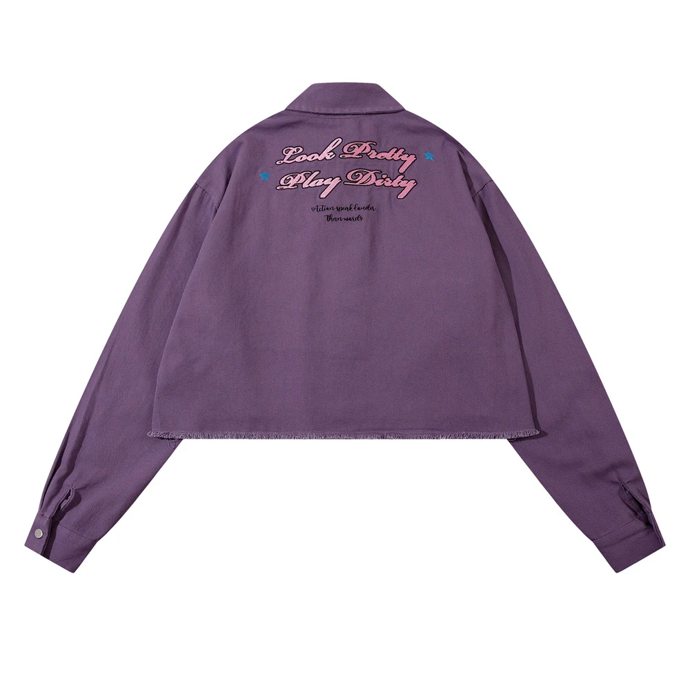 Title 8, Niche Personality Five-pointed Star Embroidered...