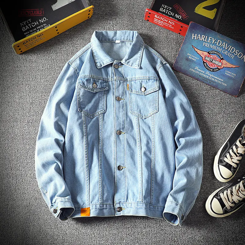 Title 4, Jaqueta Jeans Plus Size Masculina Conforto e Es...