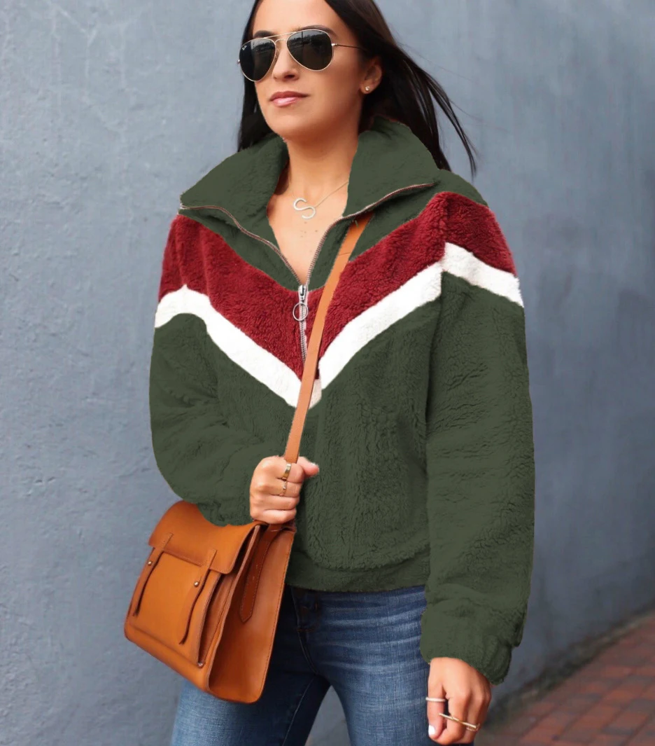 Stitched Pocket Zip Top — photo 8