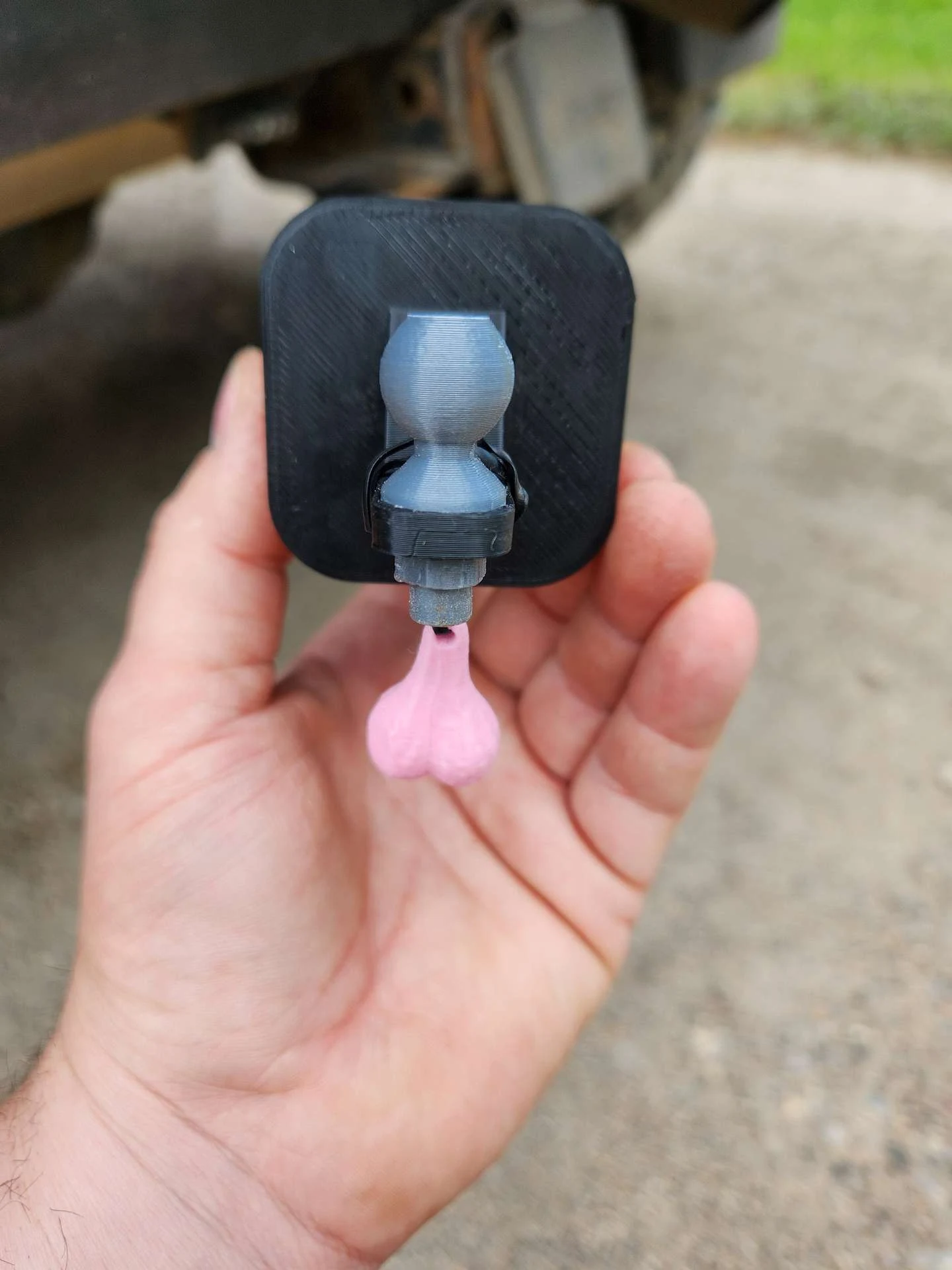 Title 6, 3D Tiny Hitch With Tiny Nuts Securely Connect S...