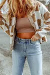 Fashion Personality Women's Plaid Jacket. Achieve a stylish look with this comfortable and versatile jacket. Perfect for — photo 8