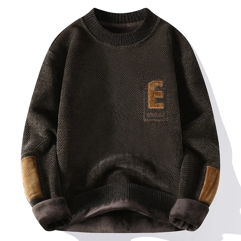 Super Soft Fleece-lined Bottoming Knitted Sweater for exceptional warmth and comfort. Perfect for cold weather and easy — photo 10