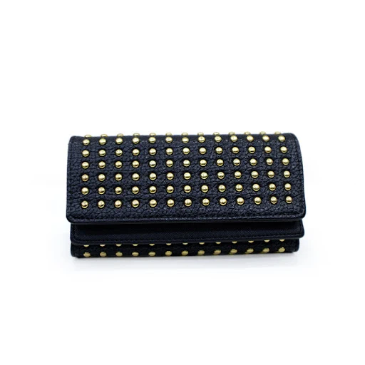 Title 7, Womens Rivet Three-fold Wallet. Keep essential...