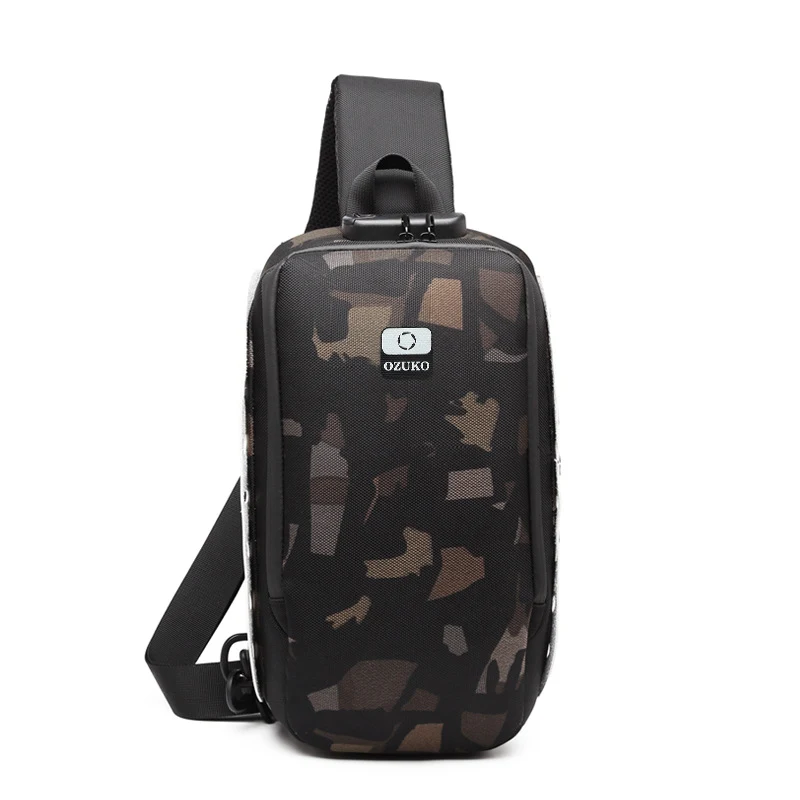 Title 3, Bolsa de ombro multifuncional USB masculina Car...