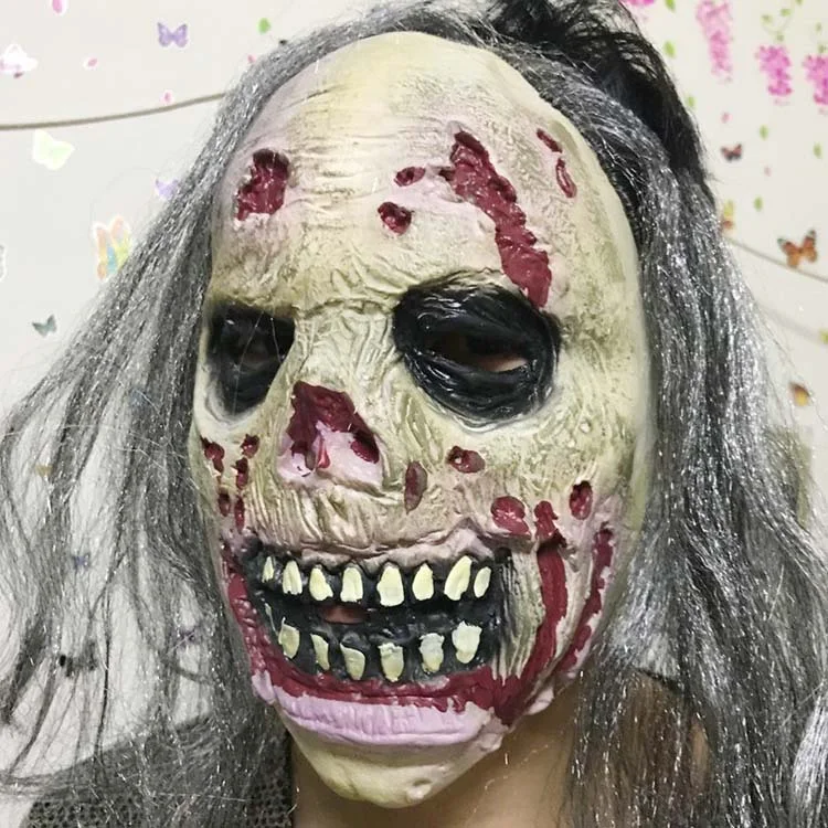 Title 2, Máscara de zumbi assustadora para Halloween