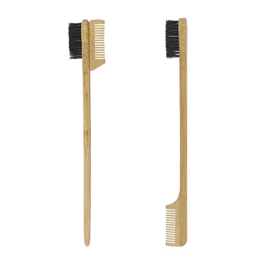 Title 4, Bamboo Wood Eyebrow Brush, Double & Triple Head...