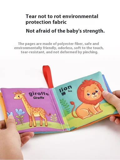 Title 3, Infant cloth baby tail early education tear boo...