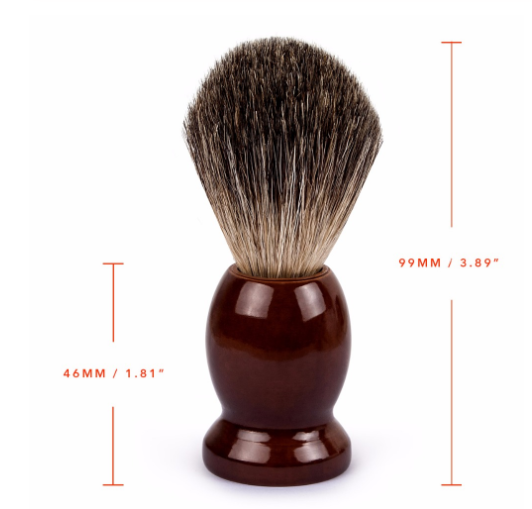 Title 1, Beard brush shaving foam for clean and soft bea...