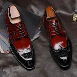 Men's Pointed Toe Leather Business Formal Shoes — photo 1