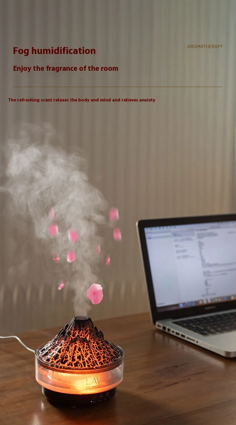 Title 4, Glacier Lava Humidifier Household USB, Colorful...
