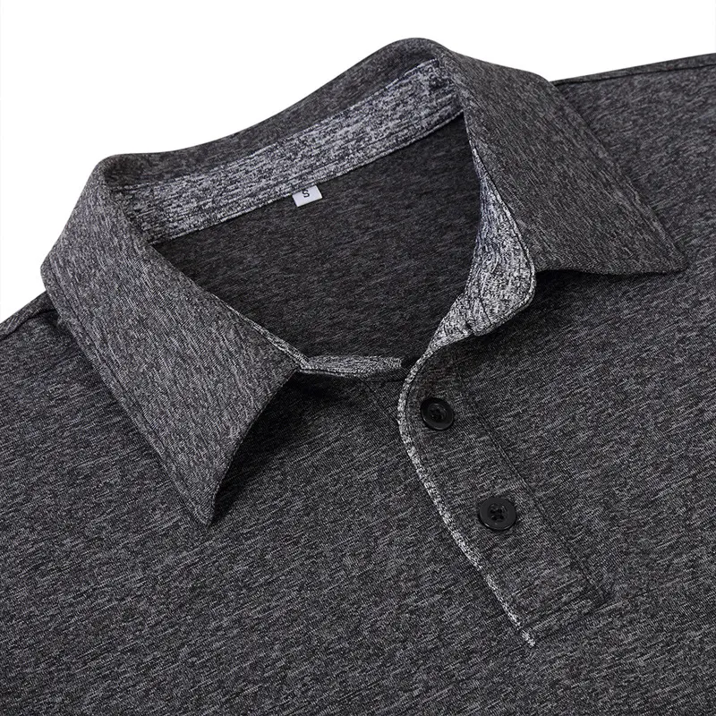 Title 7, Camisa polo esportiva masculina manga longa com...